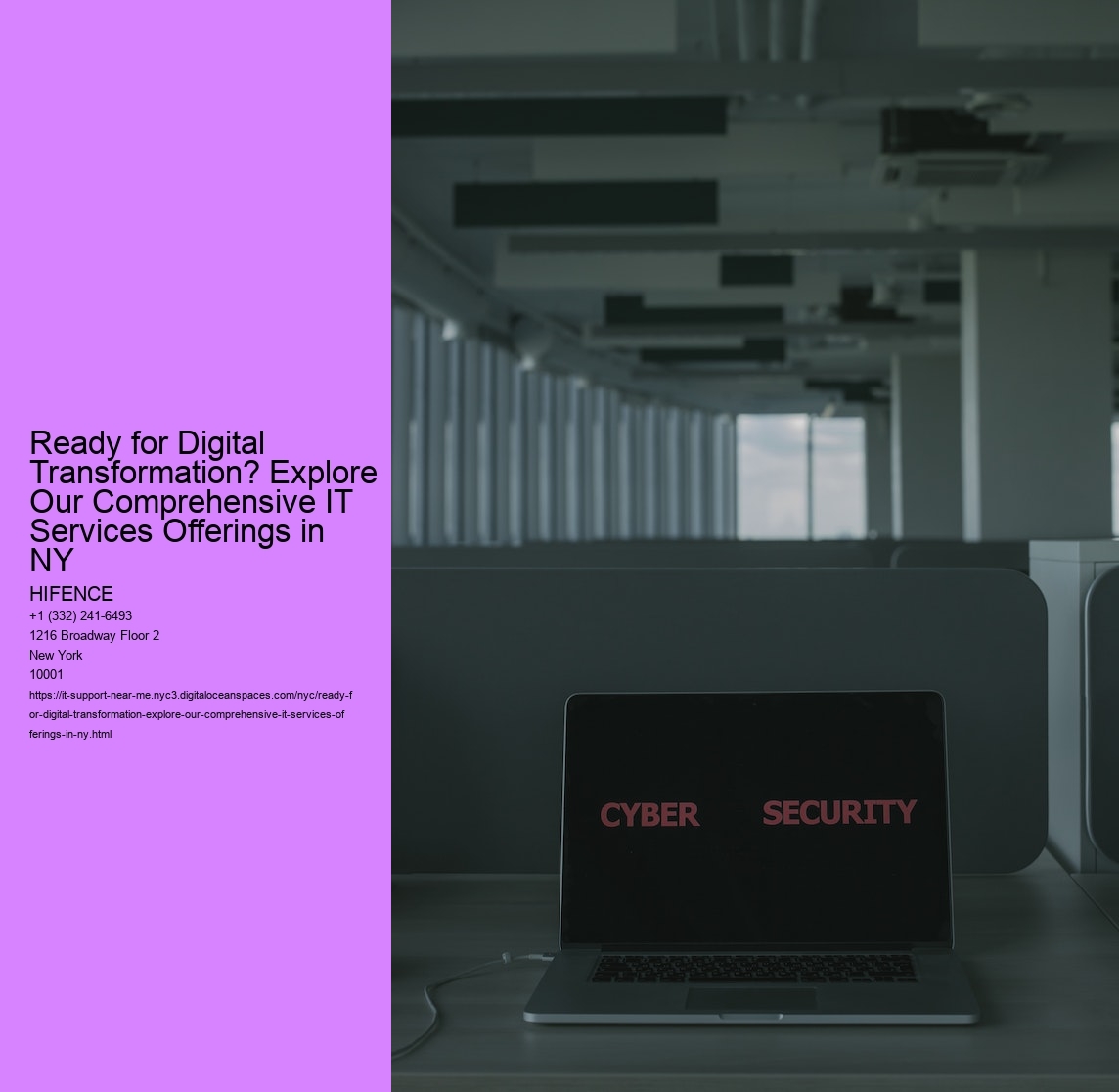 Ready for Digital Transformation? Explore Our Comprehensive IT Services Offerings in NY